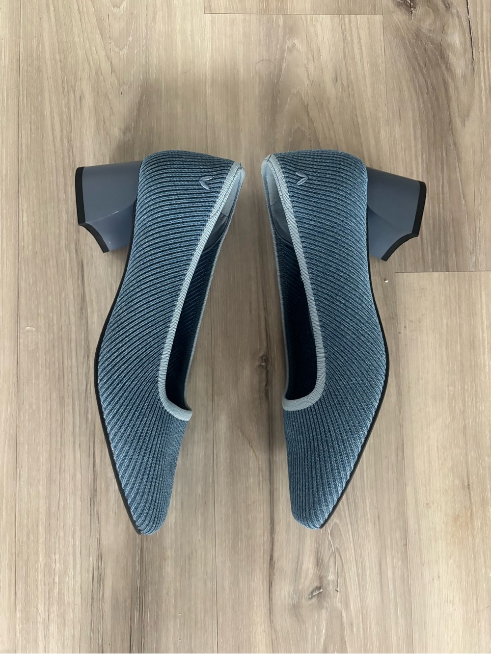 New Vivaia 40/9 Blue Knit Blue Heels